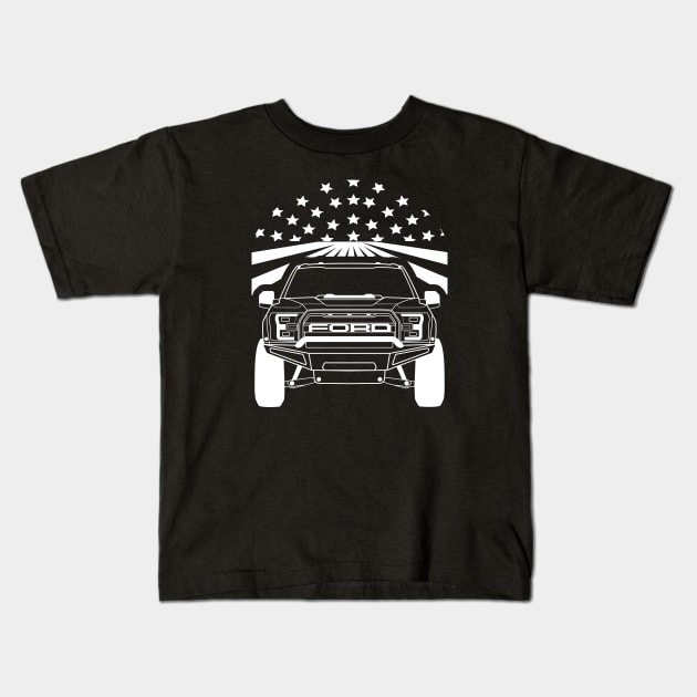 F150 USA Kids T-Shirt by HSDESIGNS